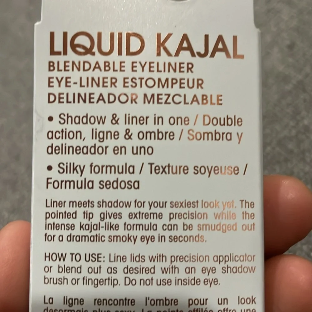 FLOWER BEAUTY Liquid Kajal Blendable Eyeliner Straight Line or Shadow In Rust